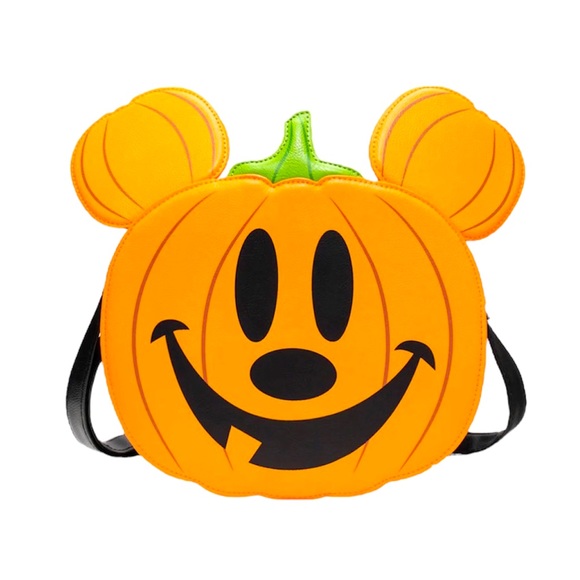 Disney Handbags - 🎃 MICKEY MOUSE Jack O’Lantern Crossbody Loungefly x Disney Purse NEW